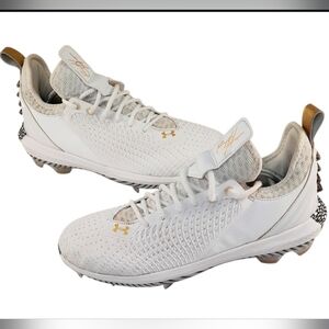 UNDER ARMOUR Men’s HARPER 5 LOW ST BASEBALL CLEATS Sz. 11 3023001-100